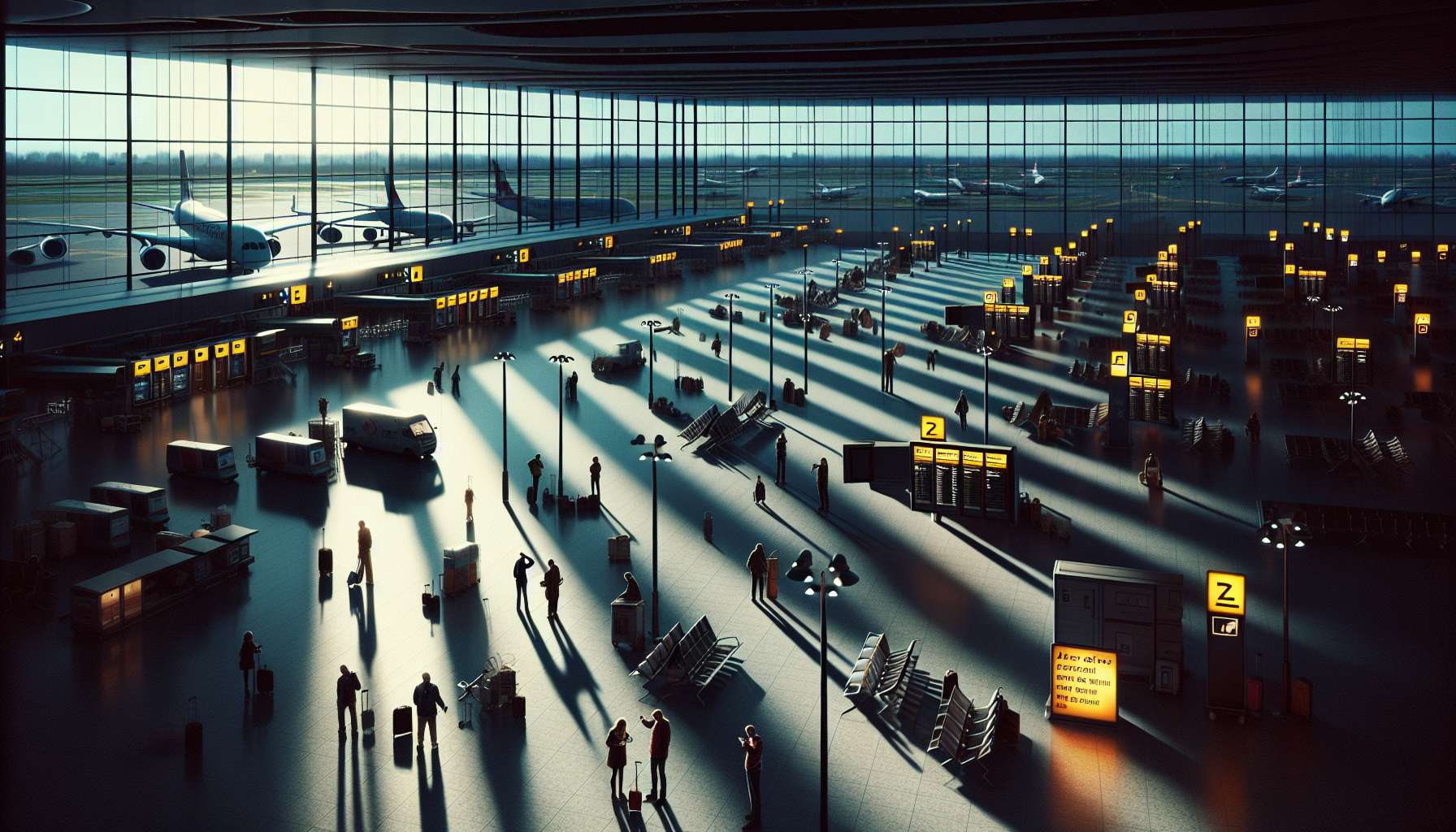Heathrow Airport in London Shuts Down Operations Temporarily Due to Major Power Outage, Affecting Thousands of Passengers and Flights for the Entire Day