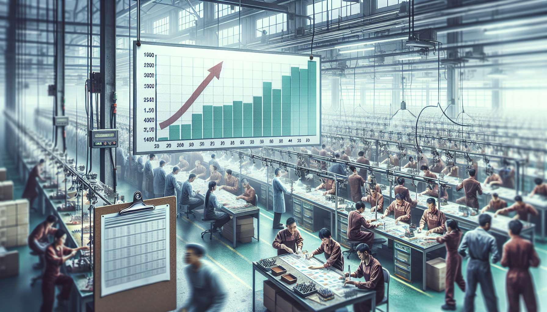 Chinese Manufacturing Sector Experiences Fastest Expansion in a Year, According to Latest Official Survey Data