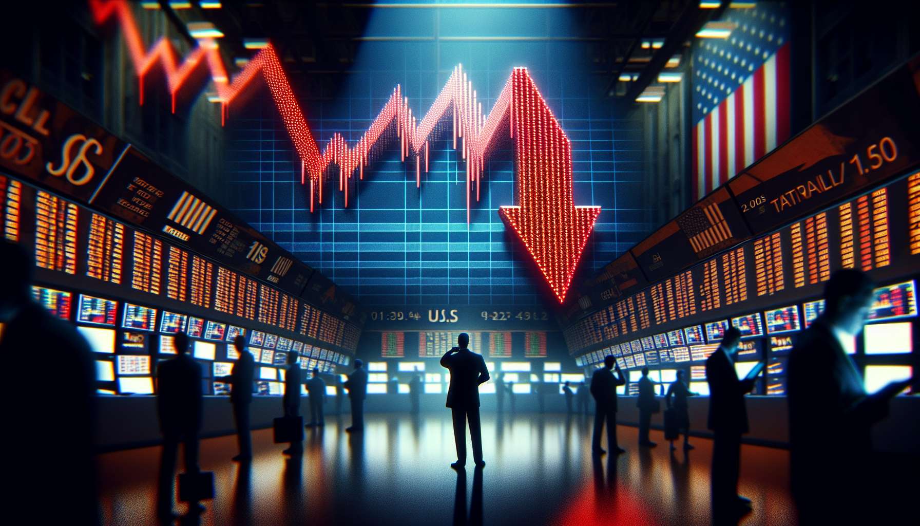 US Stock Futures Experience Sharp Decline Following President Trump's Announcement of Tariff Increases, Sparking Concerns Over Potential Trade Wars and Economic Impact