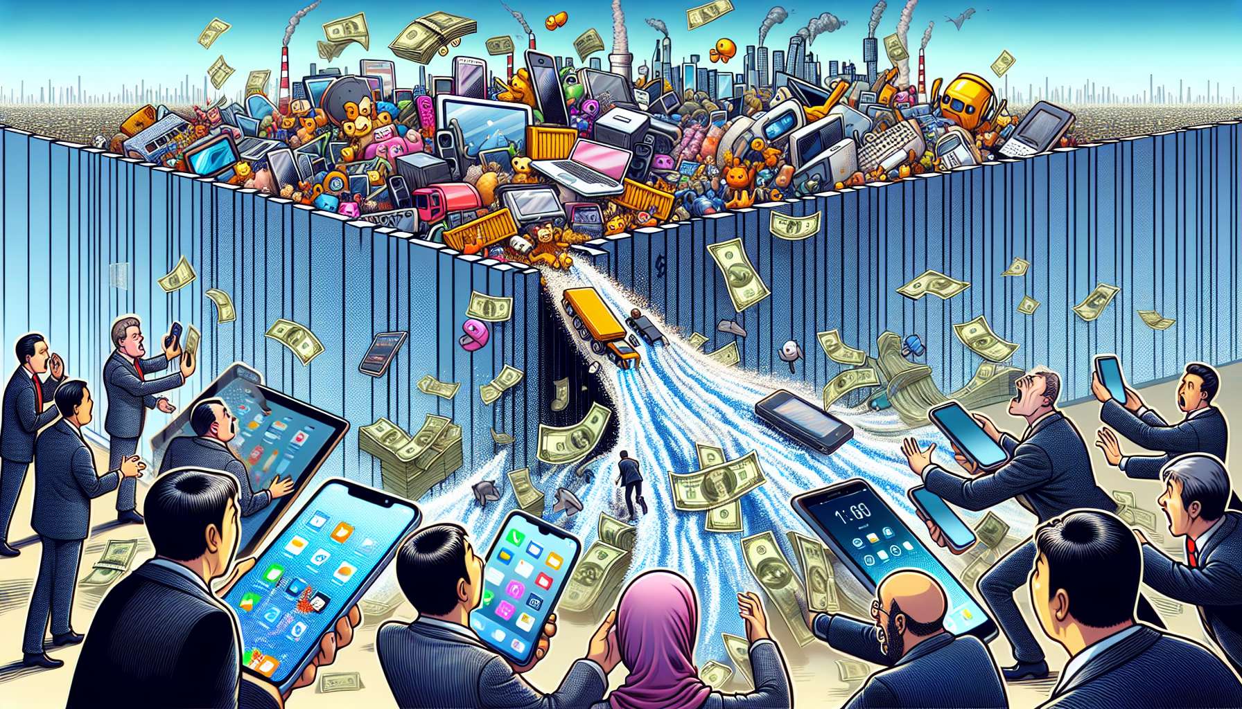 Impact of Trump's Tariffs on Inexpensive Chinese Imports: A Multi-Billion Dollar Challenge for Major Tech Corporations and the Global Supply Chain