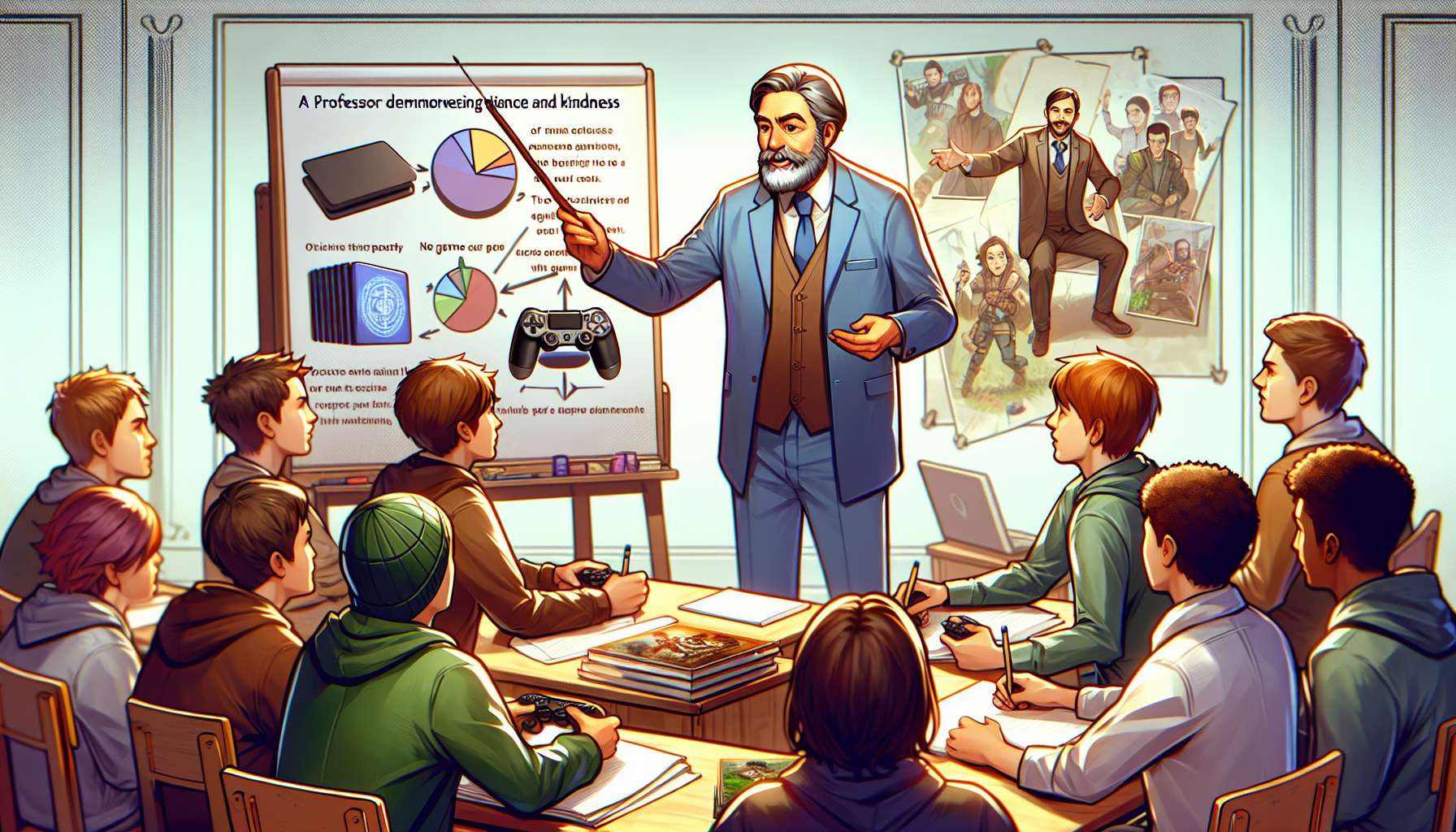 Professor Confronted by Assassin's Creed Gamers Turns the Tide with Acts of Kindness and Understanding, Transforming Online Harassment into a Lesson of Compassion and Resilience